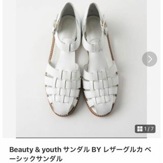 ビューティアンドユースユナイテッドアローズ(BEAUTY&YOUTH UNITED ARROWS)のBeauty & youth サンダル BY レザーグルカ ベーシックサンダル(サンダル)