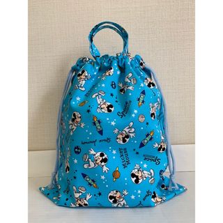 ミッキーマウス - ミッキー　体操服入れ　持ち手付き　ハンドメイド