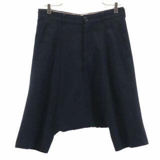 コムデギャルソン(COMME des GARCONS)のコムデギャルソン 日本製 ウール サルエル ショートパンツ XS 黒 COMME des GARCONS メンズ 古着 【240318】(ワークパンツ/カーゴパンツ)