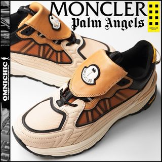 モンクレール(MONCLER)の国内正規MONCLER PALM ANGELS モンクレールレザースニーカー42(スニーカー)