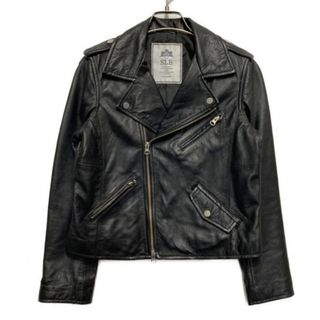 スローブイエナ ノーカラー ライダースジャケット(レディース)(レザー スローブイエナ ノーカラー ライダースジャケット(レディース)(レザー