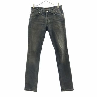 ヌーディジーンズ(Nudie Jeans)のヌーディージーンズ スリム デニムパンツ w28 グレー Nudie Jeans co ジーンズ メンズ 【中古】  【240229】(ワークパンツ/カーゴパンツ)