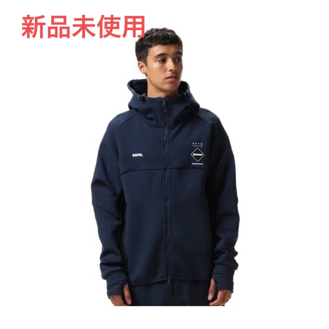 F.C.R.B.(エフシーアールビー)のFCRB VENTILATION HOODIE NAVY メンズのトップス(パーカー)の商品写真