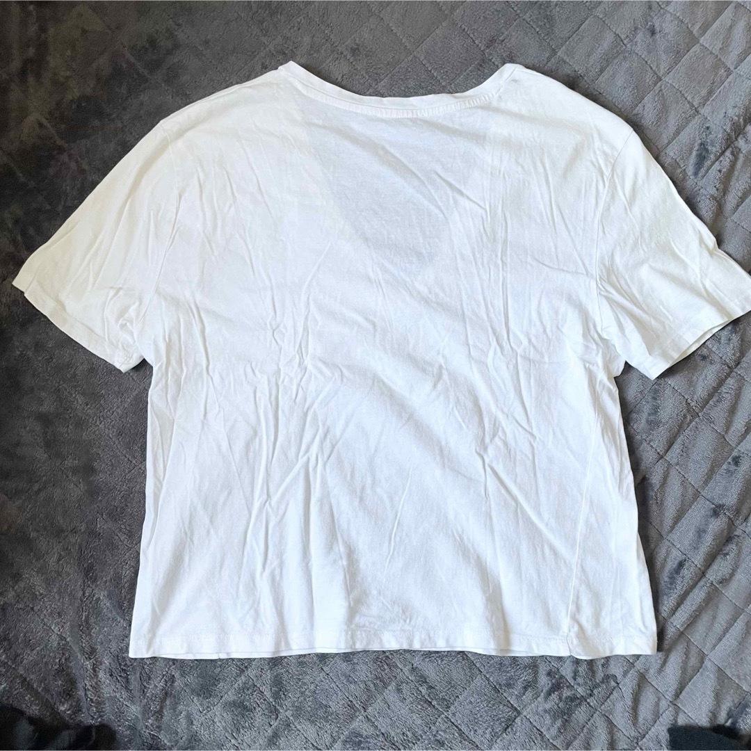 ZARA(ザラ)のZARAのプレーンなホワイトTシャツ レディースのトップス(Tシャツ(半袖/袖なし))の商品写真