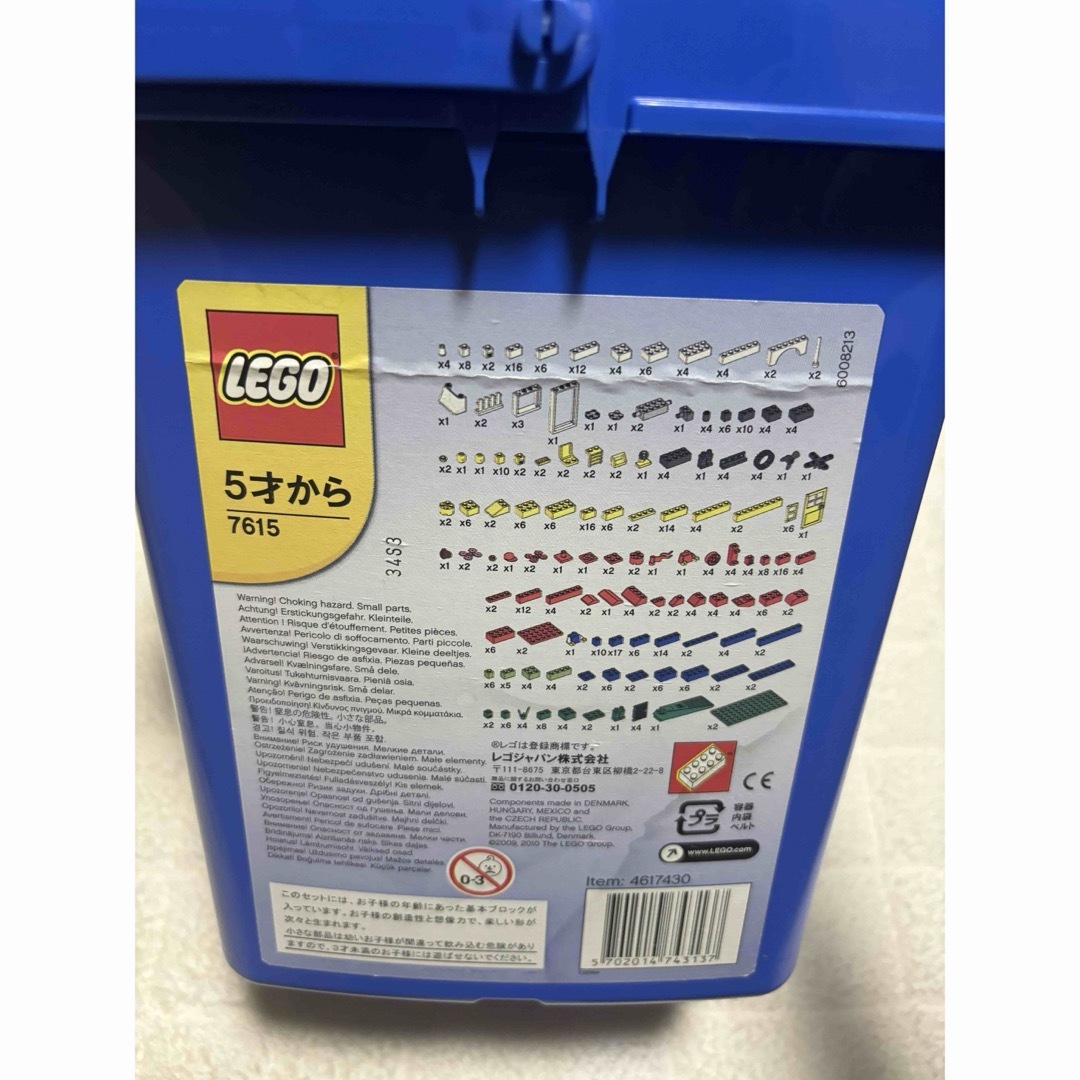 Lego(レゴ)のLEGO レゴ　青いバケツ　プラスで色々入ってます キッズ/ベビー/マタニティのおもちゃ(知育玩具)の商品写真