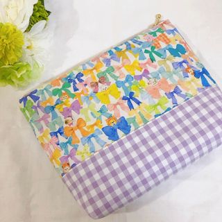 franche lippee - 【ハンドメイド】リボンコレクター ファスナーポーチ