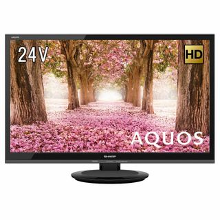 シャープ ハイビジョン 液晶テレビ 外付けHDD対応 AQUOS 24V型 2T(テレビ)