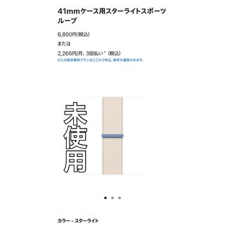Apple - Apple Watch 純正スポーツループ　41mm
