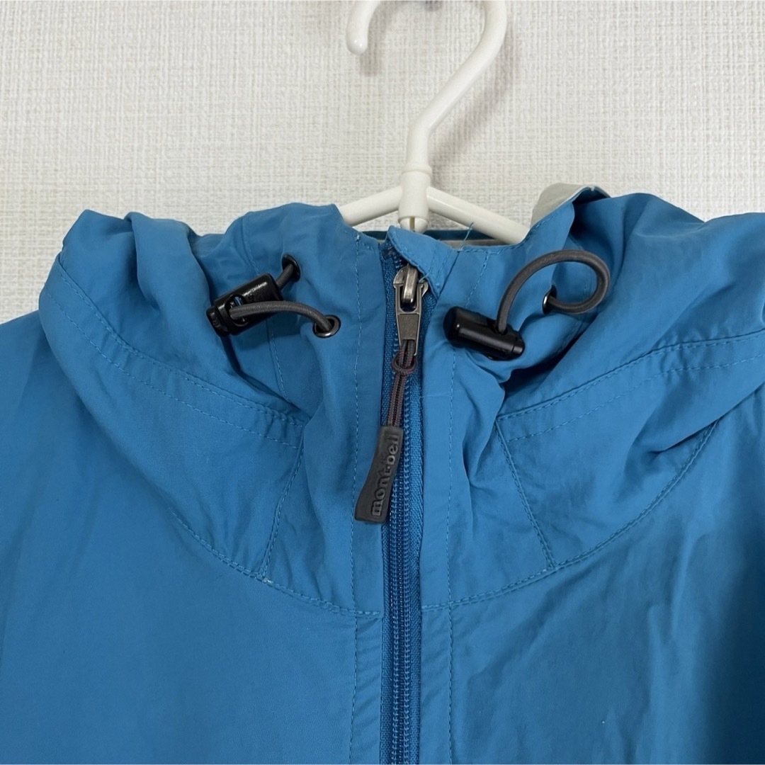 mont bell(モンベル)のモンベル　マウンテンパーカー　ブルー montbell アウトドア メンズのジャケット/アウター(マウンテンパーカー)の商品写真