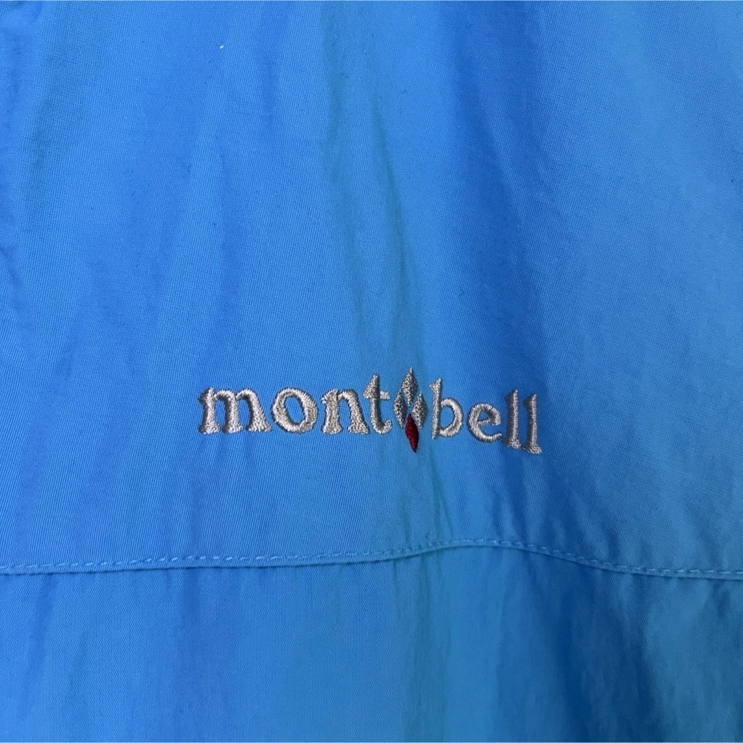 mont bell(モンベル)のモンベル　マウンテンパーカー　ブルー montbell アウトドア メンズのジャケット/アウター(マウンテンパーカー)の商品写真