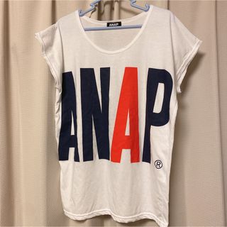 アナップ(ANAP)の【美品】ANAP レディースフリーサイズ ワイド半袖Tシャツ (Tシャツ(半袖/袖なし))