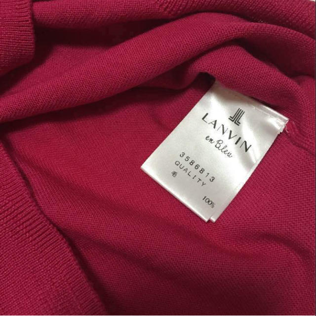 LANVIN en Bleu(ランバンオンブルー)の週末SALE💕新品タグ付き♡ランバンオンブルー♡袖フリルニット レディースのトップス(ニット/セーター)の商品写真