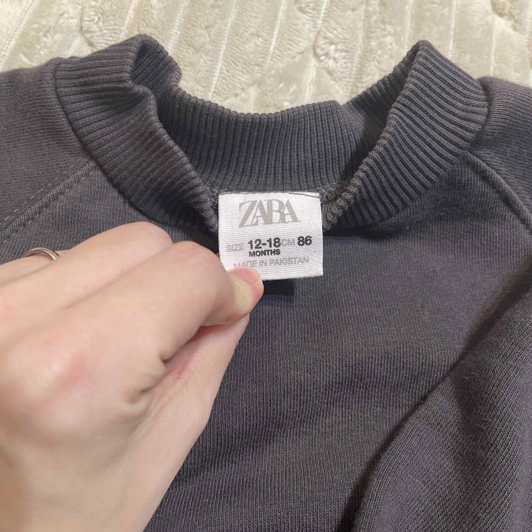 ZARA KIDS(ザラキッズ)のザラ　キッズ　ベビー　スウェット　レギンス　86 キッズ/ベビー/マタニティのベビー服(~85cm)(トレーナー)の商品写真