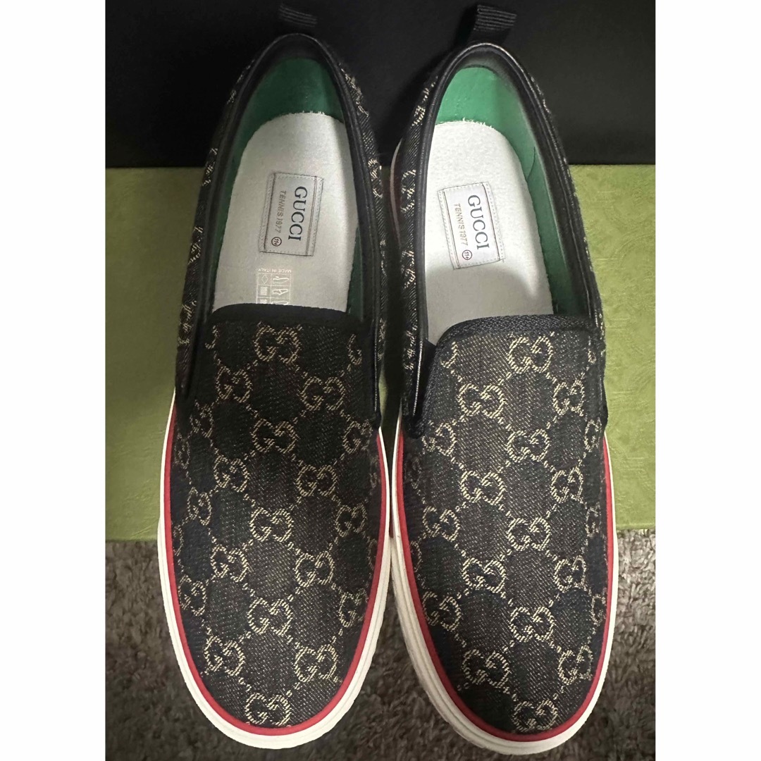 Gucci(グッチ)の新品 GUCCI グッチ テニス1977 スリッポン スニーカー  メンズの靴/シューズ(スニーカー)の商品写真