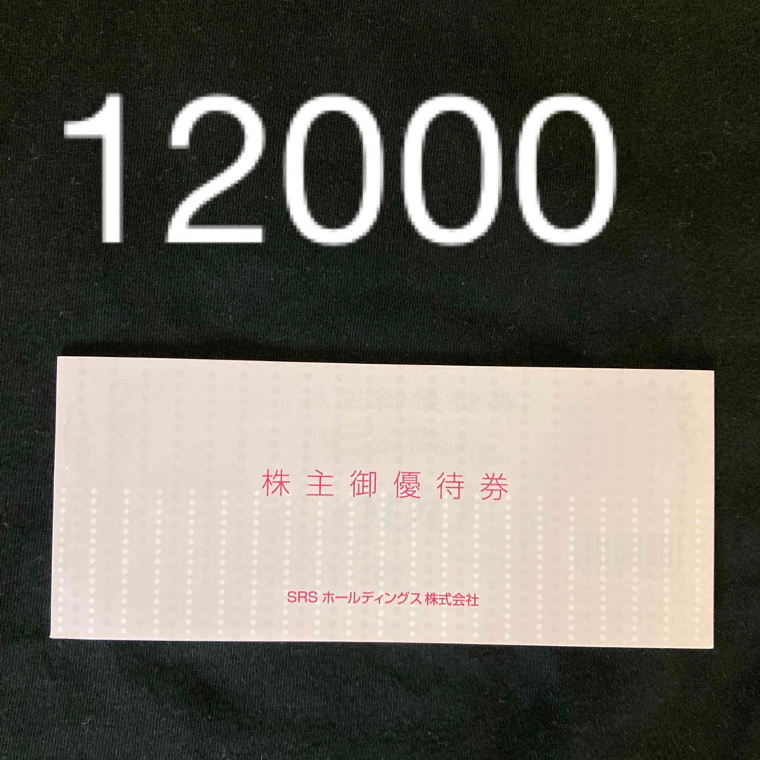 【匿名配送】SRSホールディングス 株主優待券 12000円分 チケットの優待券/割引券(レストラン/食事券)の商品写真