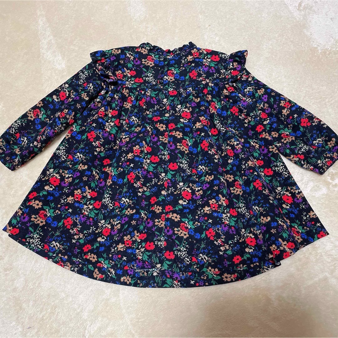 babyGAP(ベビーギャップ)のbaby GAP 12-18month 80サイズ　長袖ワンピース キッズ/ベビー/マタニティのベビー服(~85cm)(ワンピース)の商品写真