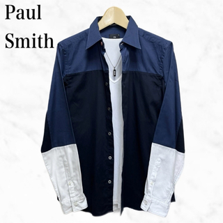 ポールスミス(Paul Smith)のps Paul smith デザインシャツ　長袖シャツ　カッターシャツ(シャツ)
