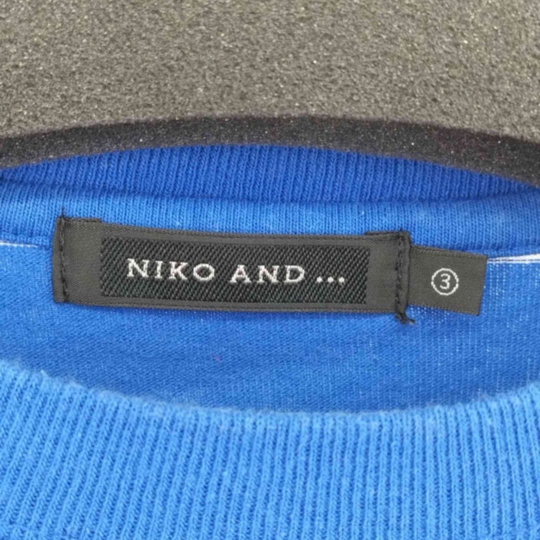 niko and...(ニコアンド)のNiko and...(ニコアンド) コットン ボーダーL/Sカットソー メンズ メンズのトップス(Tシャツ/カットソー(七分/長袖))の商品写真