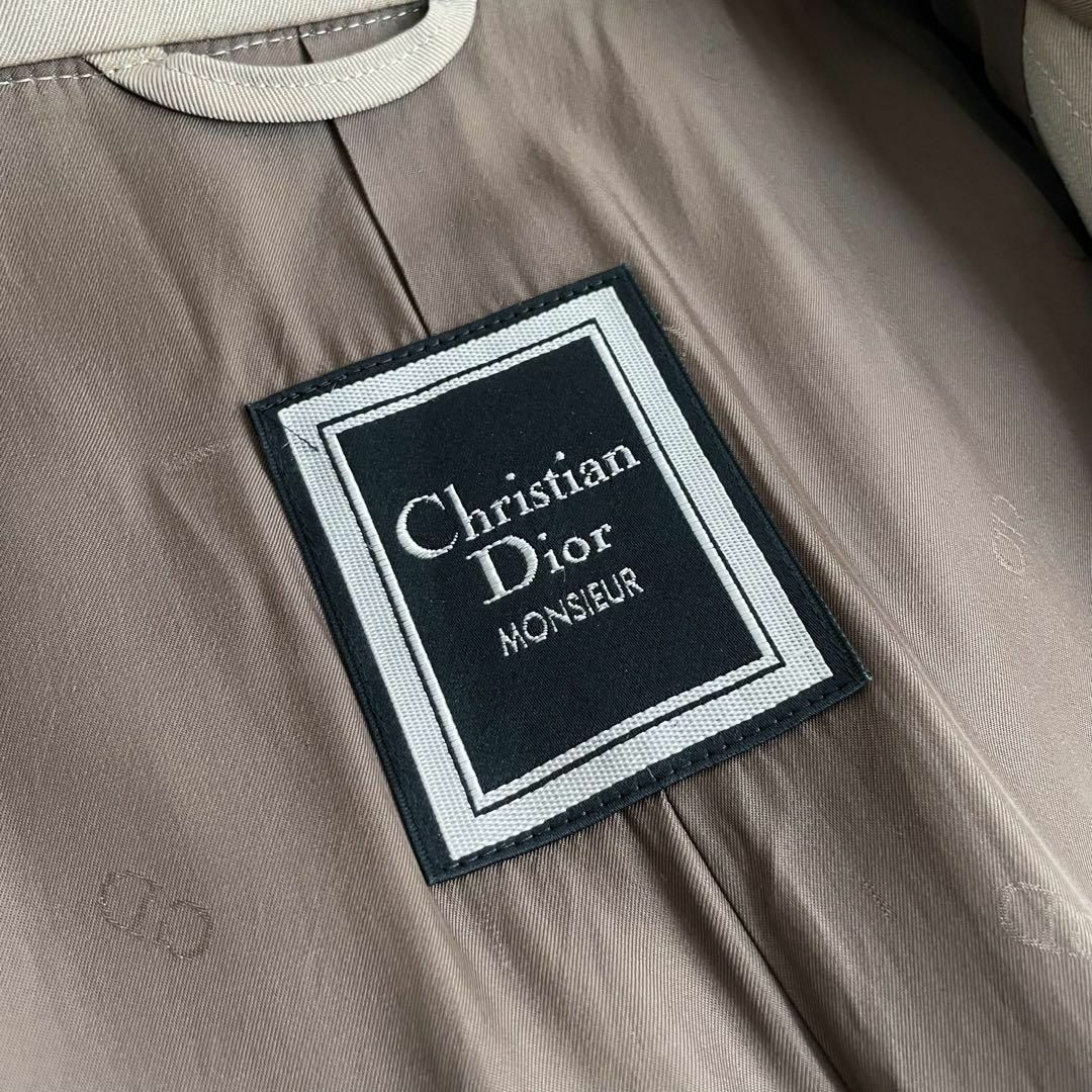 Christian Dior(クリスチャンディオール)の【Christian Dior】ビンテージ ステンカラー コート ライナー付き メンズのジャケット/アウター(ステンカラーコート)の商品写真