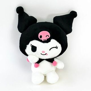 サンリオ(サンリオ)のサンリオ クロミ いろいろふぇいす てへぺろ  ぬいぐるみ Sサイズ インテリア ブラック(ぬいぐるみ/人形)