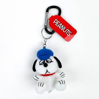 SNOOPY - スヌーピー カラビナマスコット オラフ 座り キーホルダー