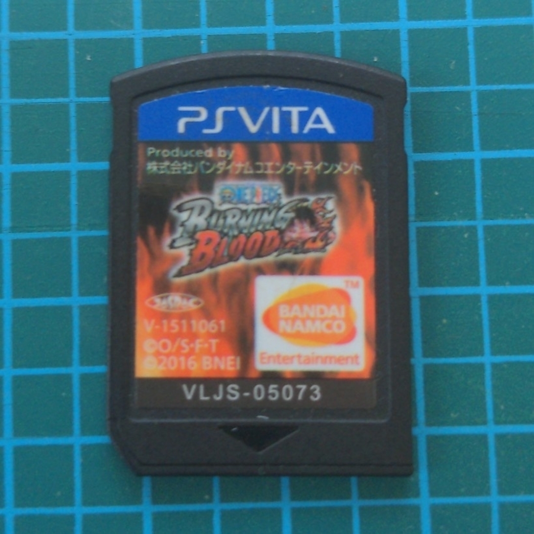 PlayStation Vita(プレイステーションヴィータ)のONE PIECE BURNING BLOOD（ワンピース バーニングブラッド） エンタメ/ホビーのゲームソフト/ゲーム機本体(携帯用ゲームソフト)の商品写真