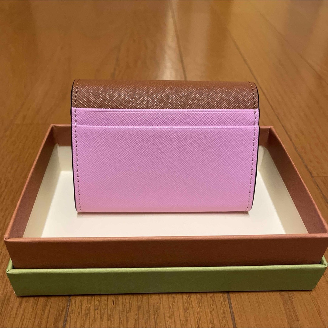 Marni(マルニ)のマルニ MARNI 財布 レディース カードケース/コインケース　ブラウン　新品 レディースのファッション小物(コインケース)の商品写真