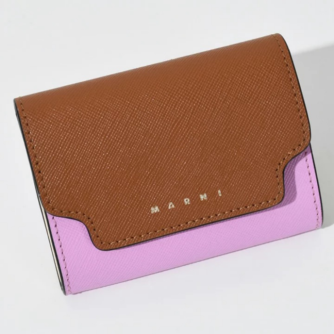 Marni(マルニ)のマルニ MARNI 財布 レディース カードケース/コインケース　ブラウン　新品 レディースのファッション小物(コインケース)の商品写真