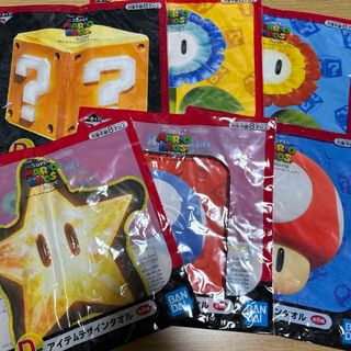 任天堂 - マリオ アイテムデザインタオル 6種類