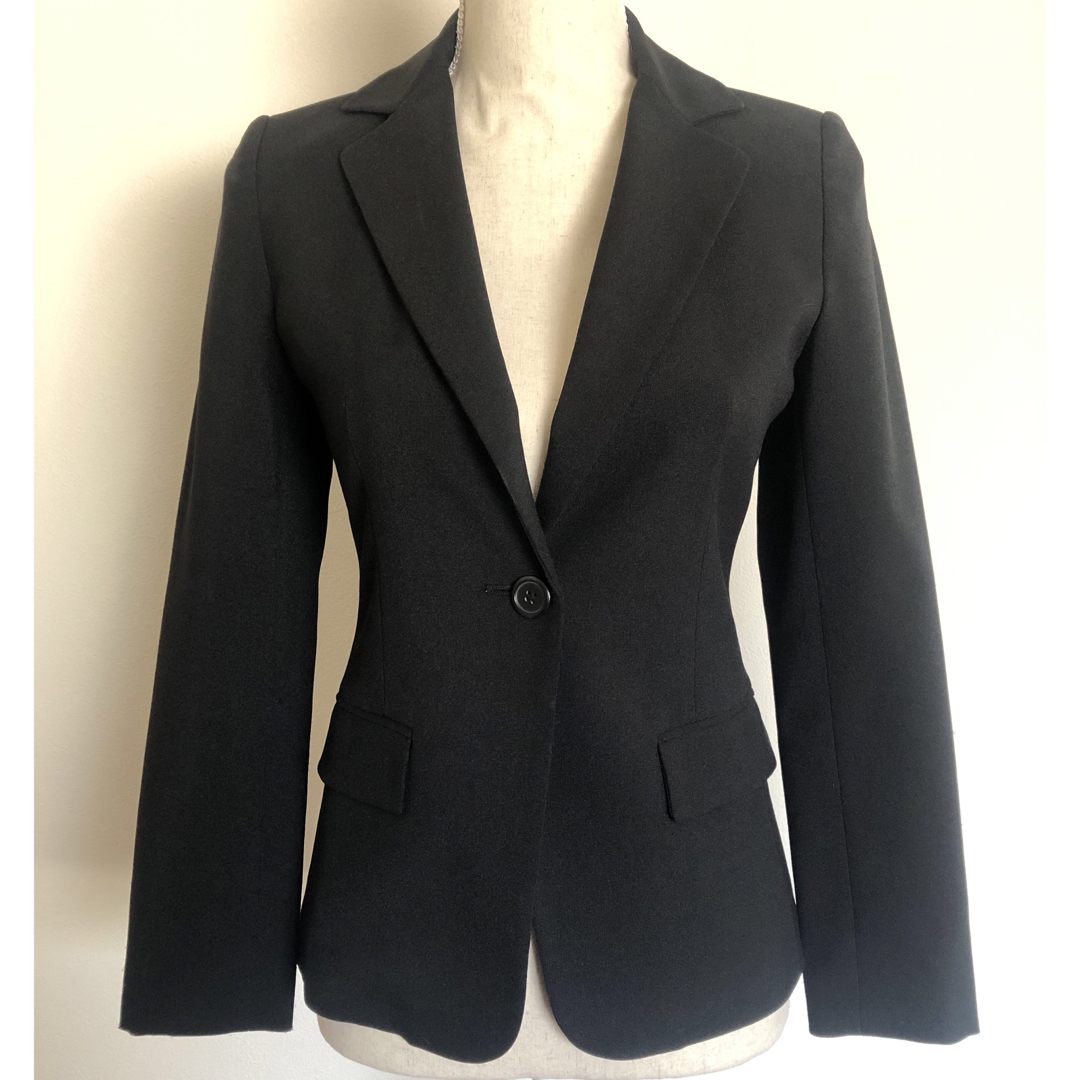 セットアップスーツ　スーツ3点セット　ジャケット　パンツ　スカート　ブラック　黒 レディースのフォーマル/ドレス(スーツ)の商品写真
