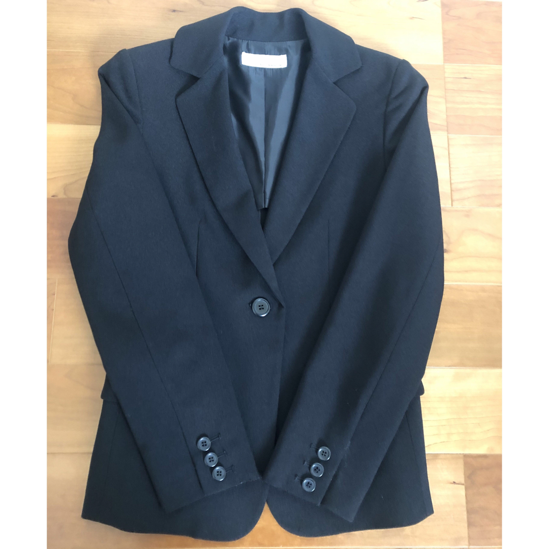 セットアップスーツ　スーツ3点セット　ジャケット　パンツ　スカート　ブラック　黒 レディースのフォーマル/ドレス(スーツ)の商品写真