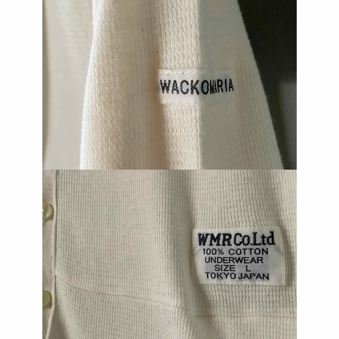 WACKO MARIA(ワコマリア)の古着 WACKO MARIA ワコマリア 繋ぎ つなぎ 白 パジャマ 希少 美品 メンズのパンツ(サロペット/オーバーオール)の商品写真