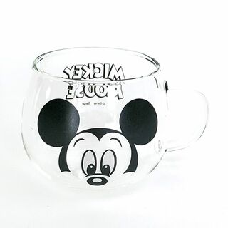 ディズニー(Disney)のディズニー 耐熱ガラスマグ アイミッキーマウス マグカップ ギフト おそろい キッチン ランチ(マグカップ)