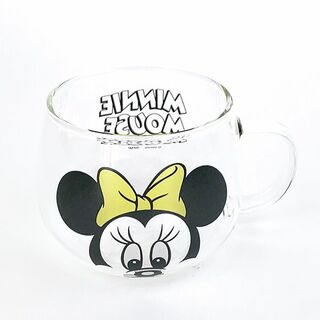 ディズニー(Disney)のディズニー 耐熱ガラスマグ アイミニーマウス マグカップ ギフト おそろい キッチン ランチ(マグカップ)