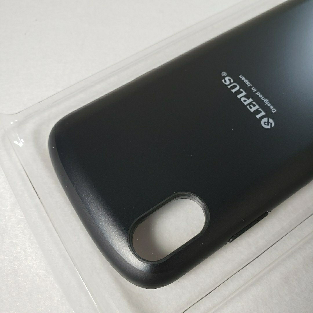 アウトレット iPhone X Xs 耐衝撃ハイブリッドケース メタルブラック スマホ/家電/カメラのスマホアクセサリー(Androidケース)の商品写真