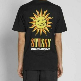 ステューシー(STUSSY)の新品 STUSSY ステューシー 半袖 Tシャツ メンズ 黒 ブラック(Tシャツ/カットソー(半袖/袖なし))