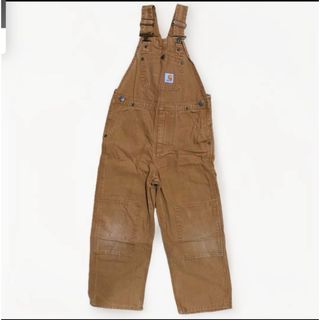 カーハート(carhartt)のCarhartt☆オーバーオール ブラウン☆7y  ビンテージ(パンツ/スパッツ)