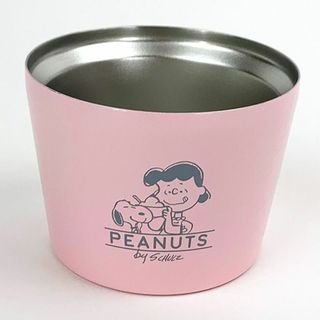 スヌーピー(SNOOPY)のスヌーピー アイスクリーム カップ ピンク 保冷 保温 ランチ キッチン(その他)