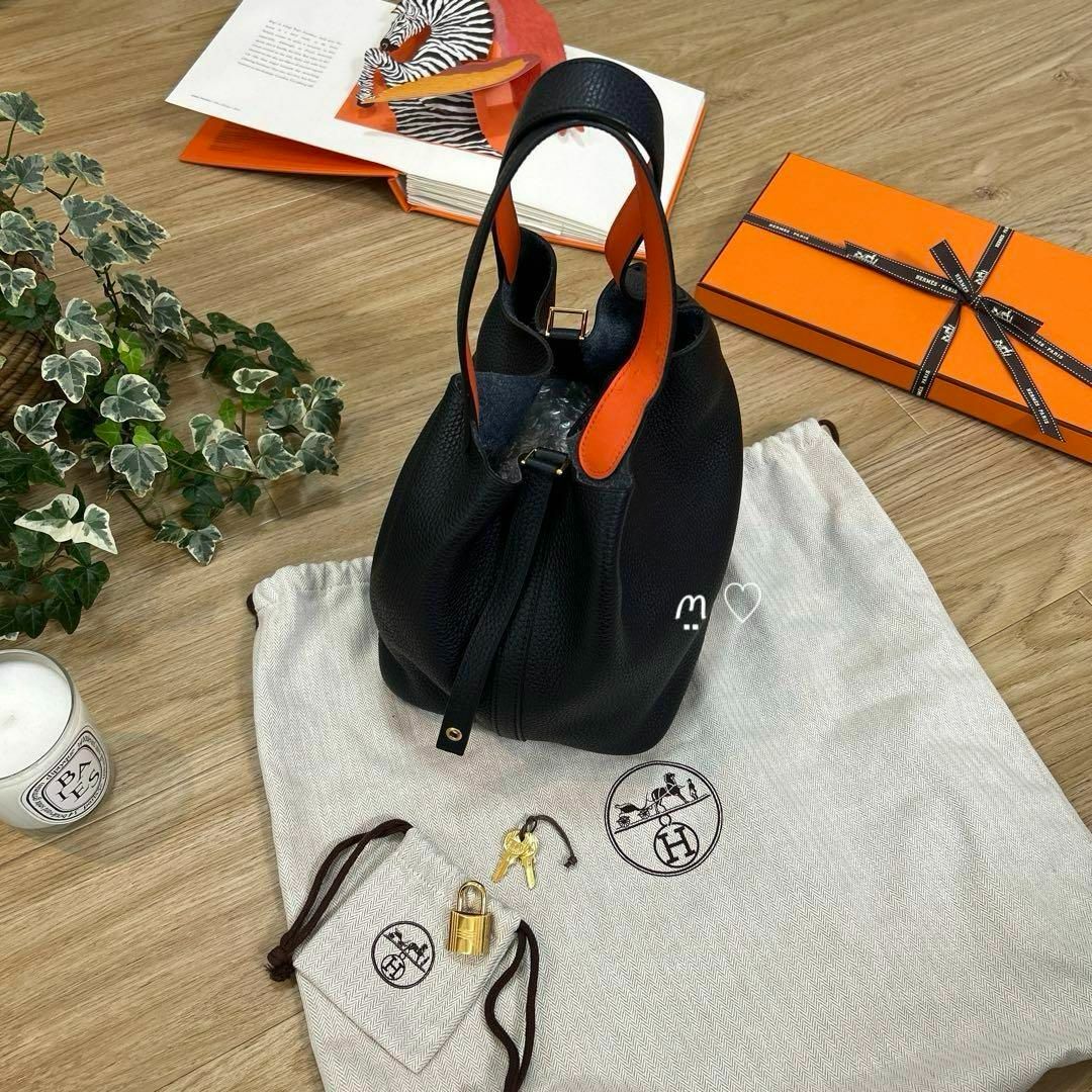 HERMES　エルメス　ピコタンロックエクラMM　ブルーインディゴ　ゴールド金具 | フリマアプリ ラクマ