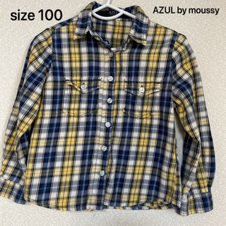 アズールバイマウジー(AZUL by moussy)のAZUL by moussy  シャツ  100(Tシャツ/カットソー)