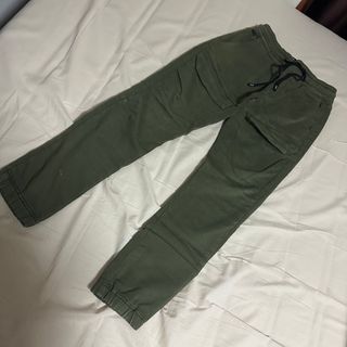 ザラ(ZARA)のZARA スキニー カーキ 緑 作業着 古着 メンズライク ジョガーパンツ(ワークパンツ/カーゴパンツ)