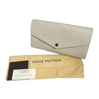 ルイヴィトン(LOUIS VUITTON)のルイヴィトン M6057J 長財布 ホワイト  LOUIS VUITTON ポルトフォイユ・サラ エピ(財布)