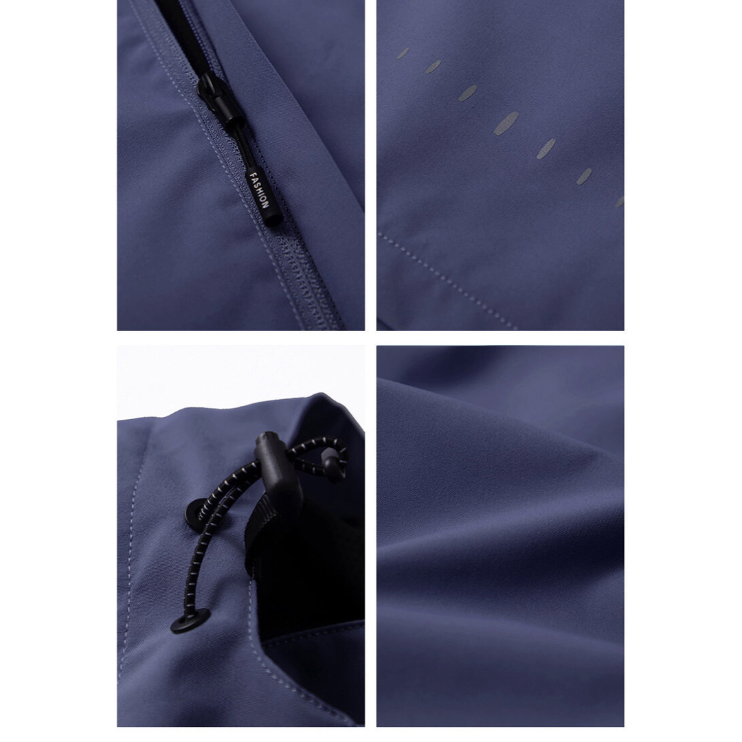 【070810L】メンズ マウンテンパーカー アウトドアジャケット グレー メンズのジャケット/アウター(マウンテンパーカー)の商品写真
