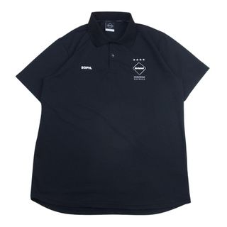 F.C.R.B. エフシーアールビー 22SS FCRB-220024 TEAM POLO チーム ポロ シャツ ロゴ ラバーパッチ ブラック系 M【中古】