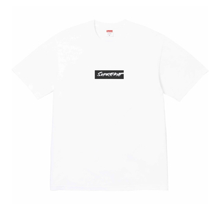 シュプリーム(Supreme)のSupreme Futura box logo tee ボックスロゴ 白L(Tシャツ/カットソー(半袖/袖なし))