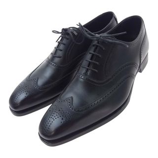 Crockett&Jones - CROCKETT&JONES クロケットアンドジョーンズ シューズ 6172 12  ハンドグレード RED HILL レッドヒル 阪急別注 ウイングチップ ビジネスシューズ ブラック系 6E【極上美品】【中古】