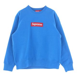 シュプリーム(Supreme)のSupreme シュプリーム スウェット 22AW Box Logo Crewneck ボックスロゴ クルーネック スウェット ライトブルー ブルー系 S【新古品】【未使用】【中古】(スウェット)