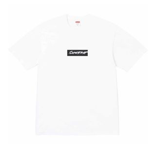 シュプリーム(Supreme)のSupreme Futura box logo tee ボックスロゴ 白M(Tシャツ/カットソー(半袖/袖なし))