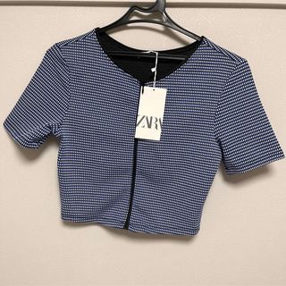 ザラ(ZARA)のZARA トップス(カットソー(半袖/袖なし))