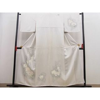 平和屋野田店■訪問着　乱菊　暈し染め　銀彩　逸品　n-pk5310(着物)